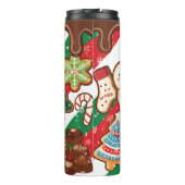 Feestelijk grappig Dit is mijn kerstfilm kijken Thermosbeker (Achterkant)