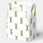 Feestelijk groen en goud Kasky Kerstrendier Bedankdoosjes (Geopend)