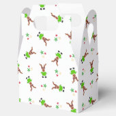 Feestelijk groen en goud Kasky Kerstrendier Bedankdoosjes (Geopend)