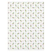 Feestelijk groen en goud Kasky Kerstrendier Tafelkleed (Voorkant)