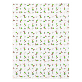 Feestelijk groen en goud Kasky Kerstrendier Tafelkleed