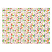 Feestelijk groen en goud Kasky Kerstrendier Tafelkleed (Voorkant (Horizontaal))