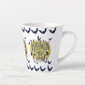 Feestelijk Halloween Collectie - Halloween komt er Latte Mok (Rechts)