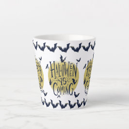 Feestelijk Halloween Collectie - Halloween komt er Latte Mok