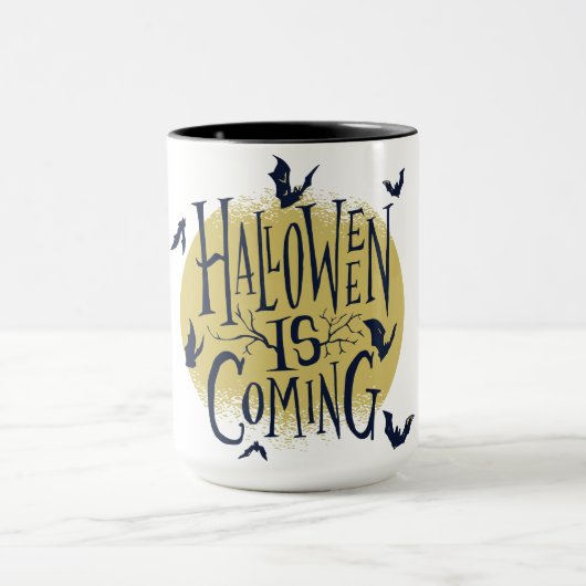 Feestelijk Halloween Collectie - Halloween komt er Mok (Midden)