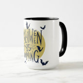 Feestelijk Halloween Collectie - Halloween komt er Mok (Voorkant rechts)