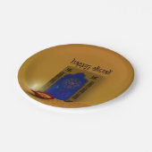 Feestelijk Happy Diwali Vuurwerk - Papieren Bord (Gekanteld)