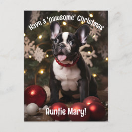 feestelijk harig duo briefkaart