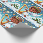 Feestelijk Heavens-Christmas Wrapping Papier (Hoek)