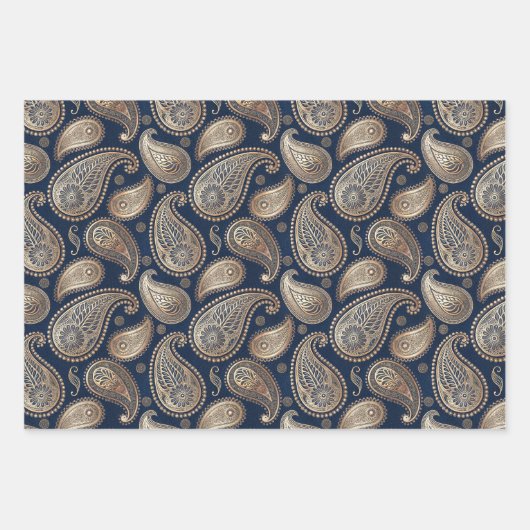 feestelijk hindoe inpakpapier vel (Voorkant)