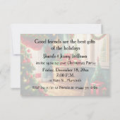 Feestelijk ingerichte kamer, Tradit. kerstfeest Kaart (Achterkant)