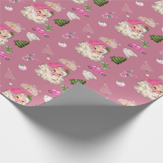Feestelijk inpakpapier met vakantie-iconen (Hoek)