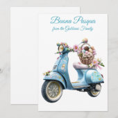 Feestelijk Italiaans dorp Pasen Buona Pasqua Feestdagenkaart (Voorkant / Achterkant)