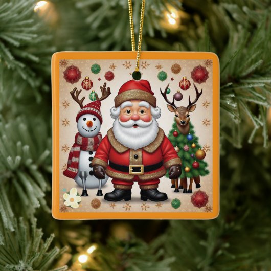 "Feestelijk juichen" Keramisch Ornament (Boom)