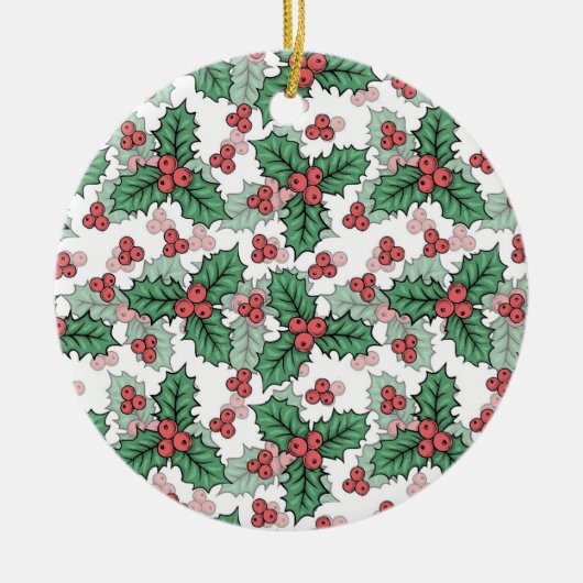 Feestelijk keramisch ornament (Voorkant)