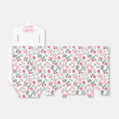 Feestelijk Kerst Baby shower Bedankdoosjes (Uitgevouwen)