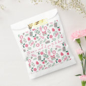 Feestelijk Kerst Baby shower Bedankzakje (Gezegeld)