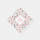 Feestelijk Kerst Baby shower Servet (Hoek)