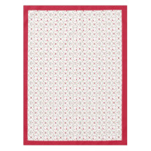 Feestelijk Kerst Bloemen Damast Patroon