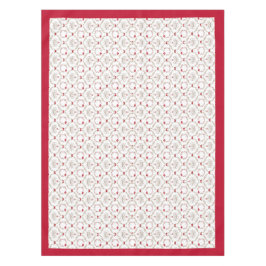 Feestelijk Kerst Bloemen Damast Patroon Tafelkleed