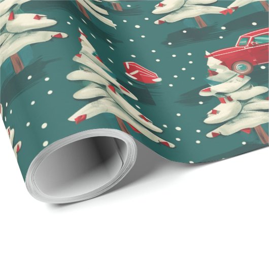 Feestelijk kerst inpakpapier (Rol Hoek)