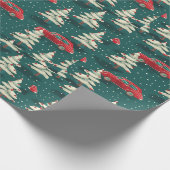 Feestelijk kerst inpakpapier (Hoek)