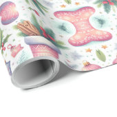 Feestelijk kerst inpakpapier (Rol Hoek)