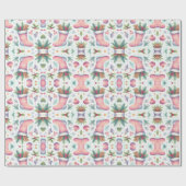 Feestelijk kerst inpakpapier (Vlak)