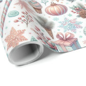 Feestelijk kerst inpakpapier (Rol Hoek)