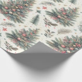 Feestelijk kerst inpakpapier (Hoek)