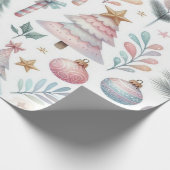 Feestelijk kerst inpakpapier (Hoek)