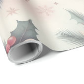 Feestelijk kerst inpakpapier (Rol Hoek)