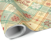 Feestelijk kerst inpakpapier (Rol Hoek)