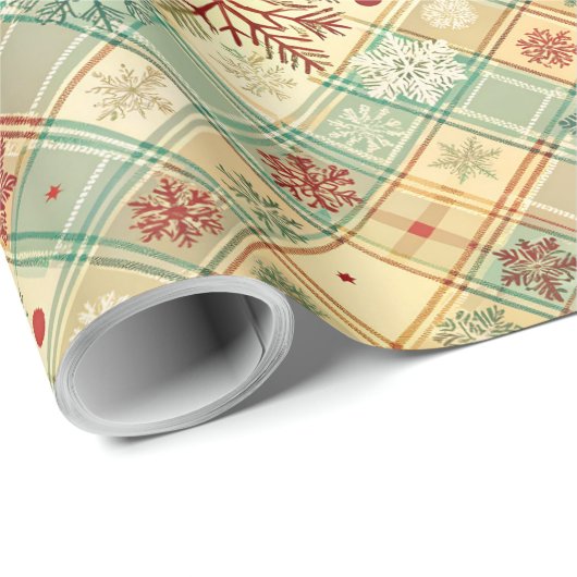 Feestelijk kerst inpakpapier (Rol Hoek)