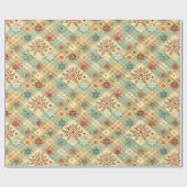 Feestelijk kerst inpakpapier (Vlak)