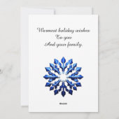 Feestelijk Kerst Lijst met Pine Branches Feestdagenkaart (Achterkant)