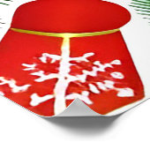 Feestelijk Kerst Lijst met Pine Branches Poster (Hoek)