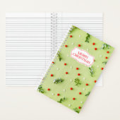 Feestelijk Kerst Mistletoe Spiral Notitieboek (Binnen)