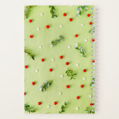 Feestelijk Kerst Mistletoe Spiral Notitieboek (Achterkant)