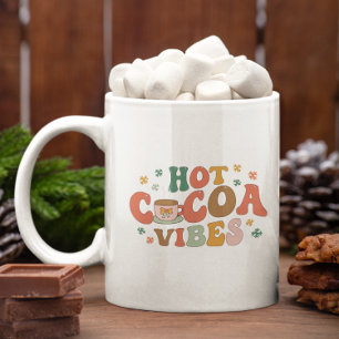 Feestelijk Kerst Monogram Vakantie Koffiemok