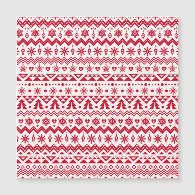 Feestelijk Kerst naadloos patroon. (Voorkant)