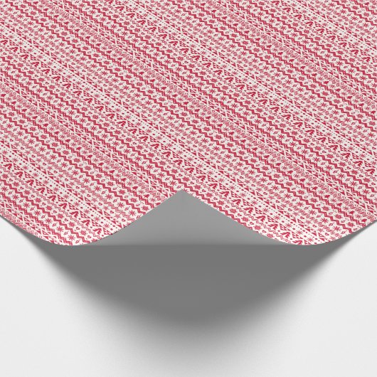 Feestelijk Kerst naadloos patroon. Cadeaupapier (Hoek)