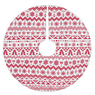 Feestelijk Kerst naadloos patroon. Kerstboom Rok