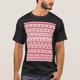 Feestelijk Kerst naadloos patroon. T-shirt