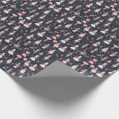 Feestelijk Kerst Notenkraker thema patroon Cadeaupapier (Hoek)