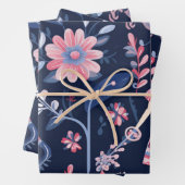 Feestelijk Kerst Notenkraker thema patroon Inpakpapier Vel (In situ)