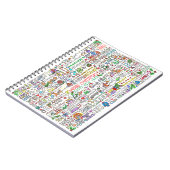 Feestelijk Kerst Notitieboek (Linkerzijde)