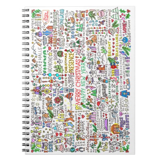 Feestelijk Kerst Notitieboek (Voorkant)