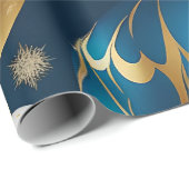 Feestelijk Kerst ornamenten inpakpapier (Rol Hoek)