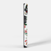 Feestelijk Kerst sticker Collectie – grillig H iPhone Hoesje (Rechterkant)